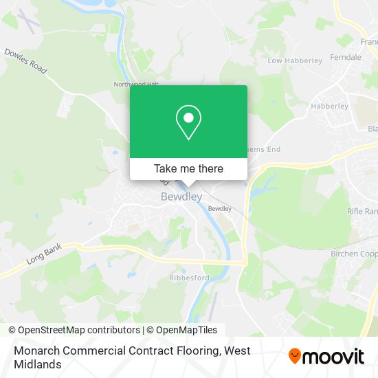 Monarch Commercial Contract Flooring map