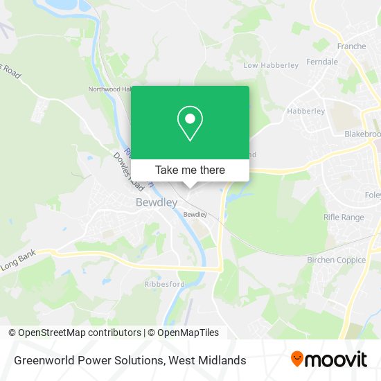 Greenworld Power Solutions map