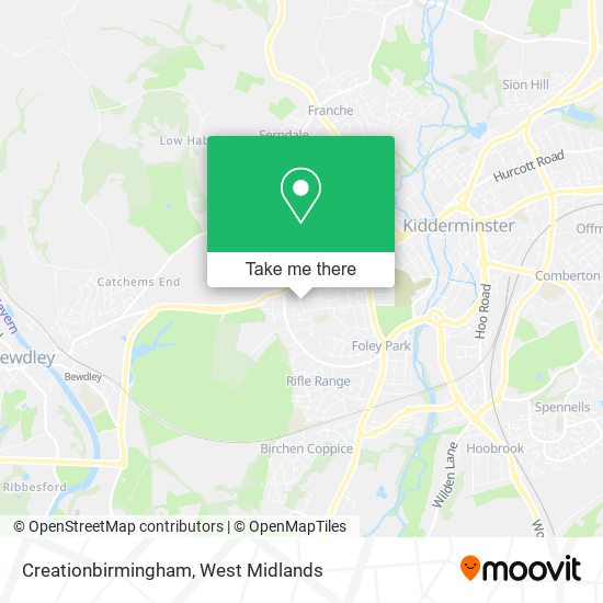 Creationbirmingham map