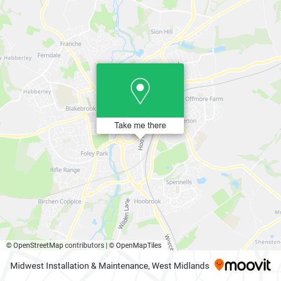 Midwest Installation & Maintenance map