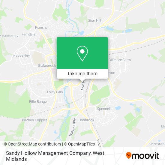 Sandy Hollow Management Company map