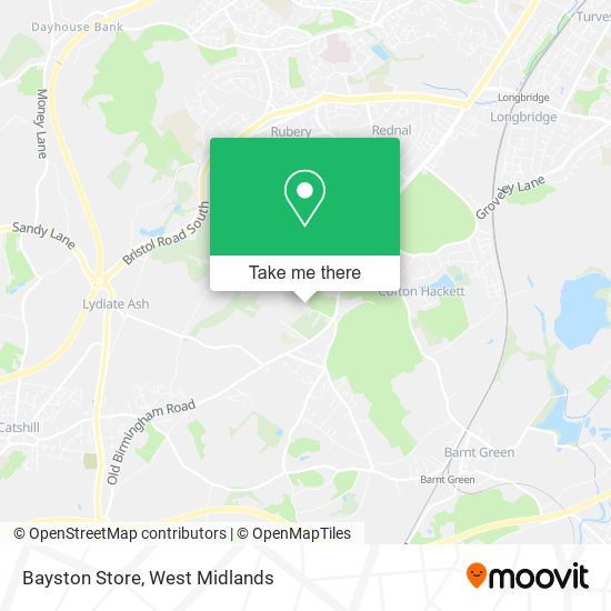 Bayston Store map