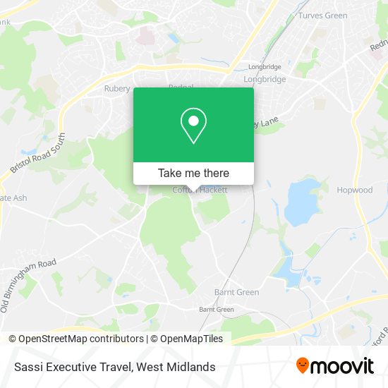 Sassi Executive Travel map
