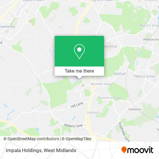 Impala Holdings map