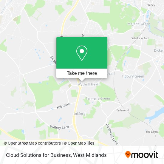 Cloud Solutions for Business map