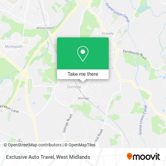 Exclusive Auto Travel map