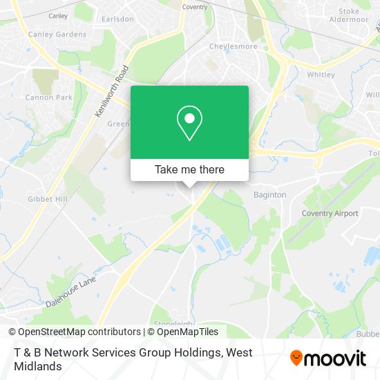T & B Network Services Group Holdings map