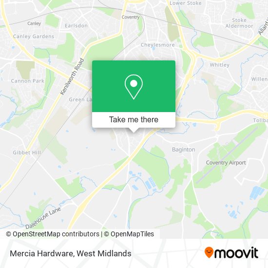 Mercia Hardware map