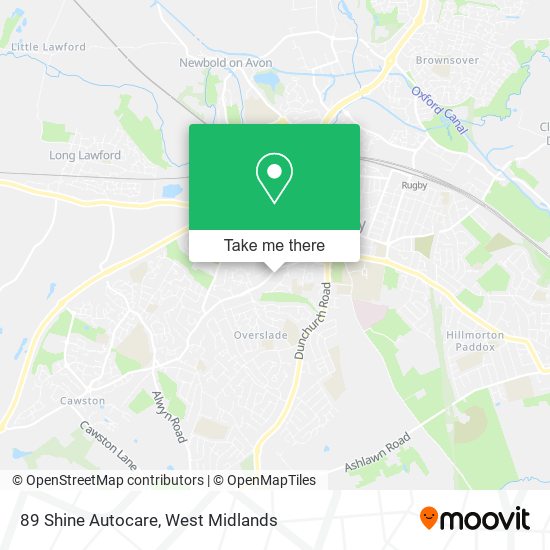 89 Shine Autocare map