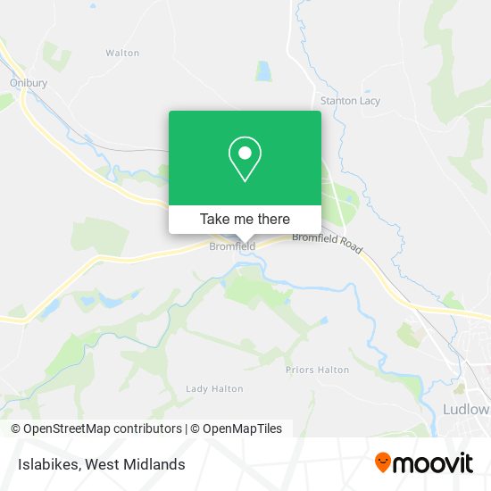 Islabikes map