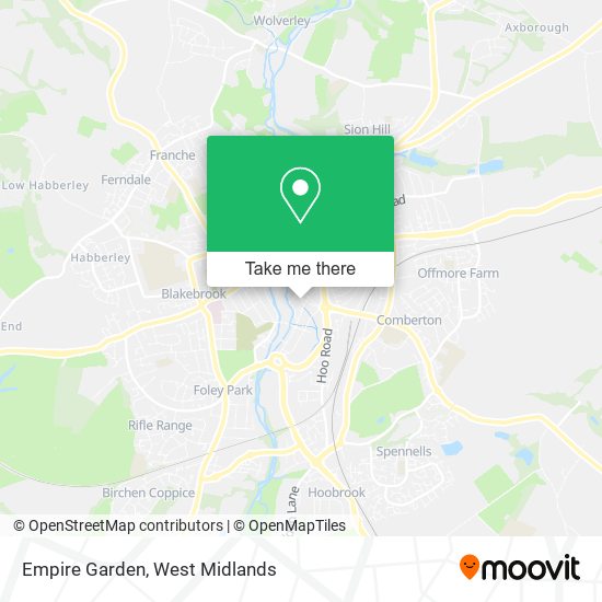 Empire Garden map