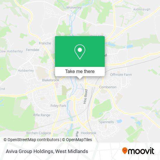 Aviva Group Holdings map