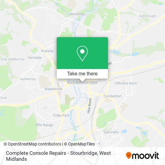 Complete Console Repairs - Stourbridge map