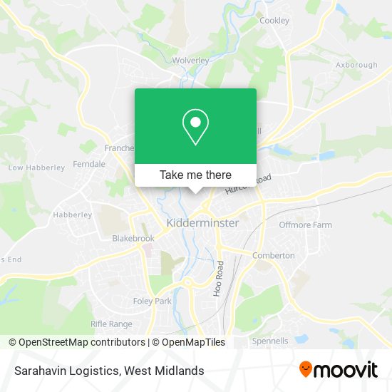 Sarahavin Logistics map