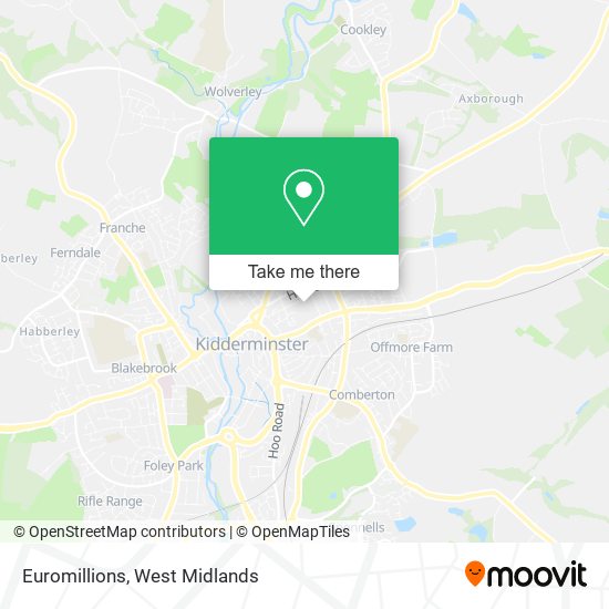 Euromillions map