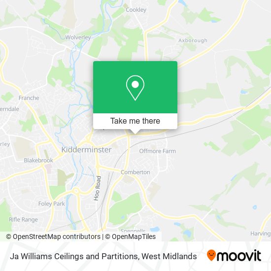 Ja Williams Ceilings and Partitions map