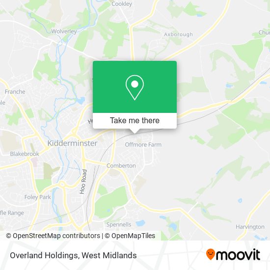 Overland Holdings map