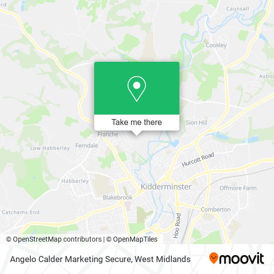 Angelo Calder Marketing Secure map