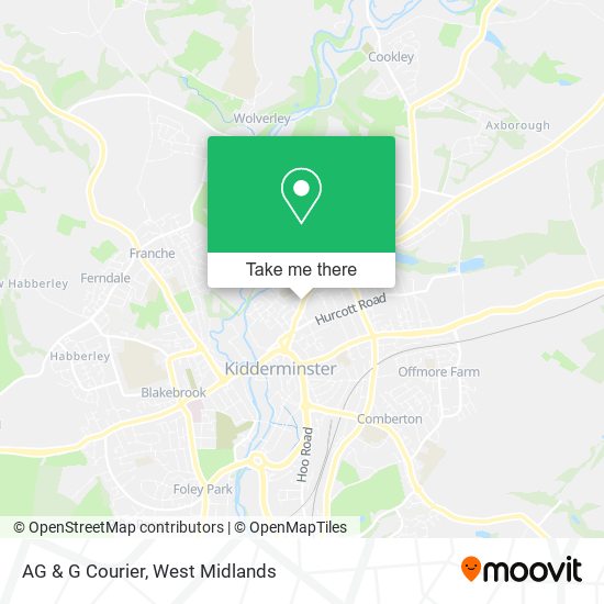 AG & G Courier map