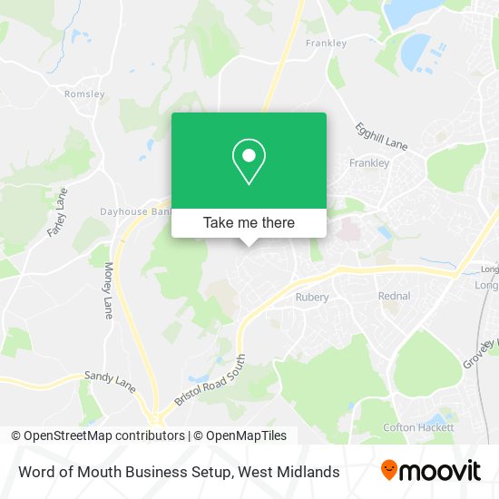 Word of Mouth Business Setup map