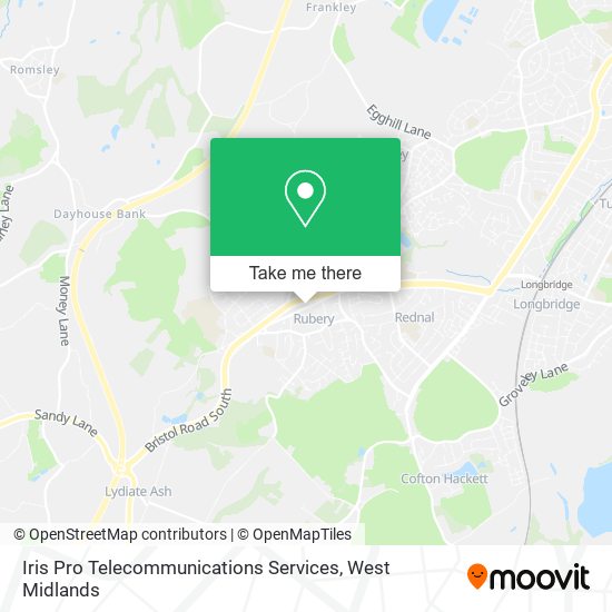 Iris Pro Telecommunications Services map