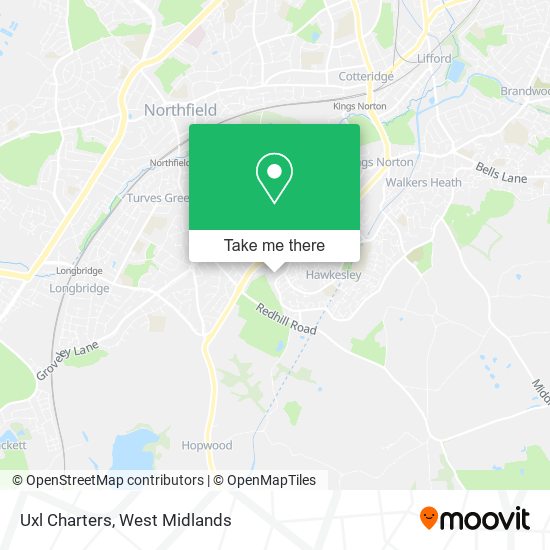 Uxl Charters map
