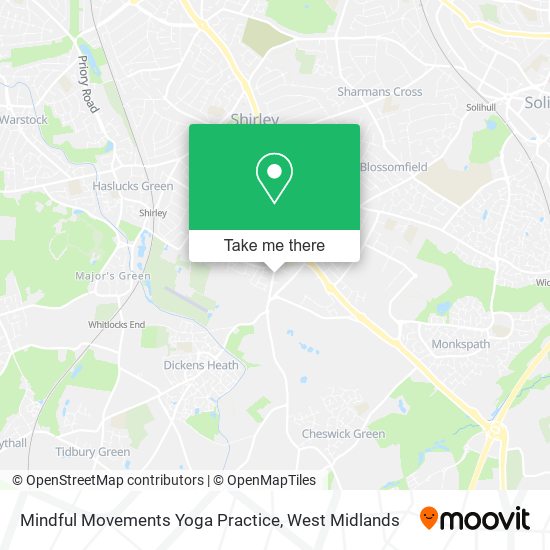 Mindful Movements Yoga Practice map
