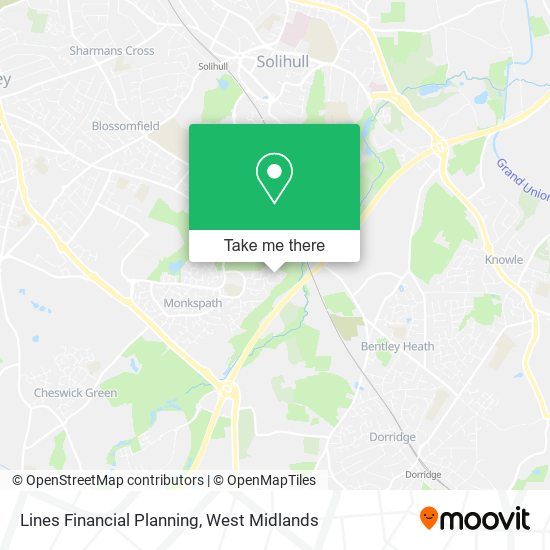 Lines Financial Planning map