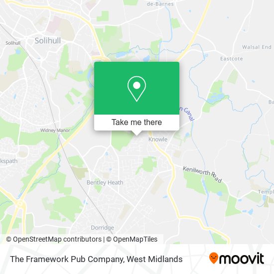 The Framework Pub Company map