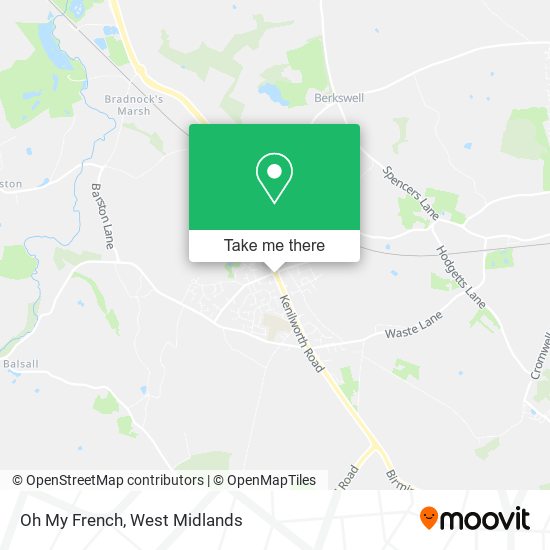 Oh My French map