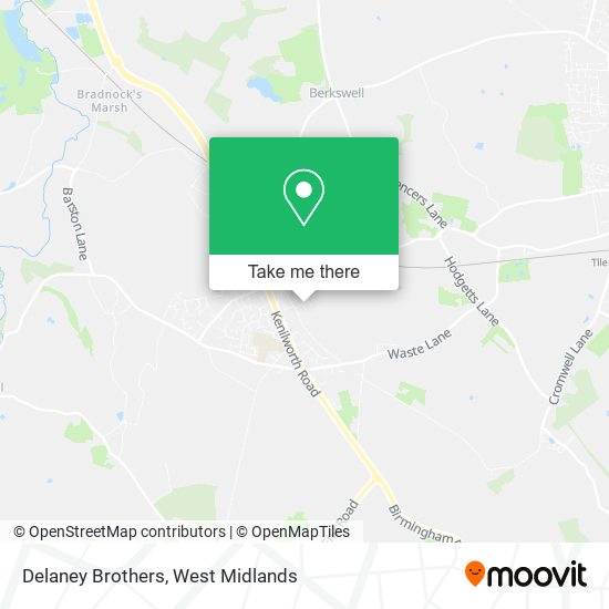 Delaney Brothers map