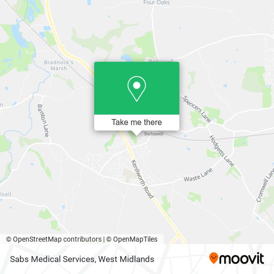 Sabs Medical Services map