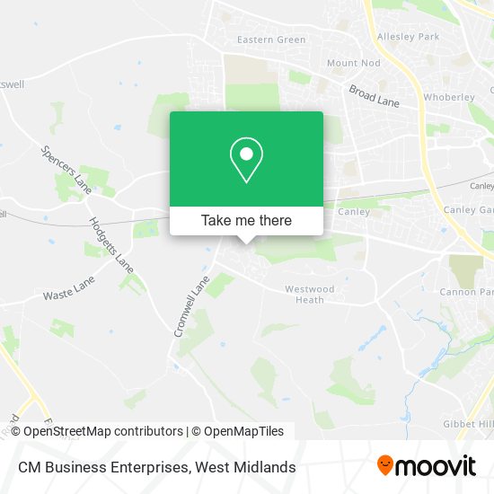 CM Business Enterprises map