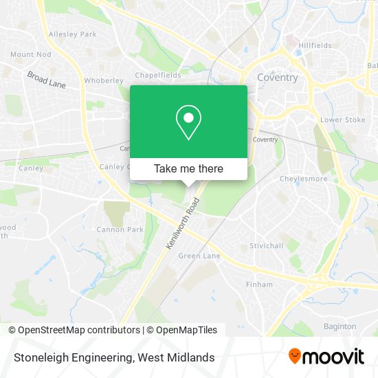 Stoneleigh Engineering map