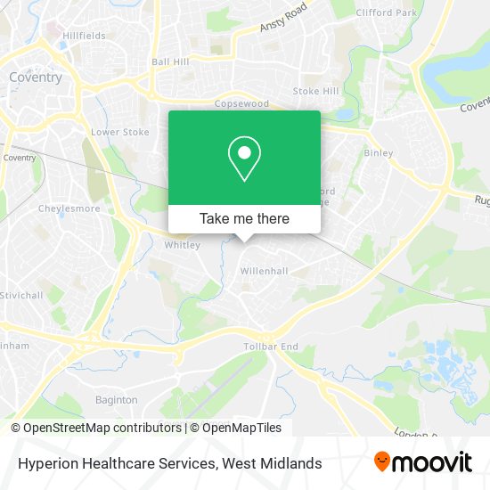 Hyperion Healthcare Services map