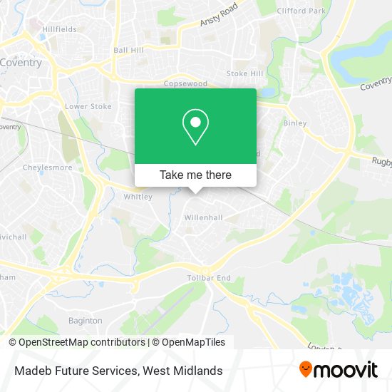 Madeb Future Services map