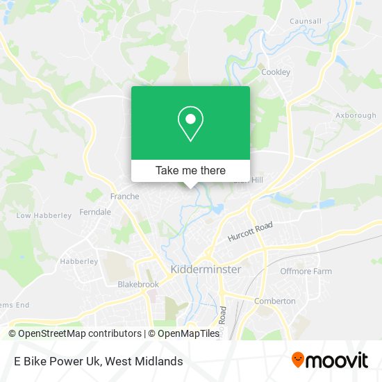 E Bike Power Uk map