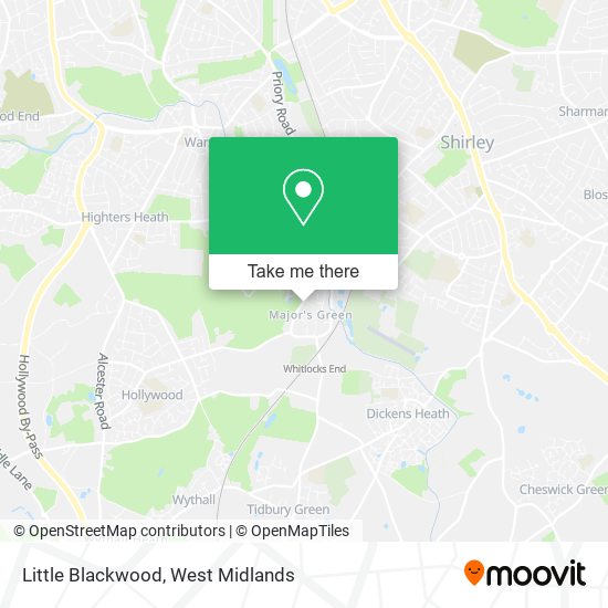 Little Blackwood map
