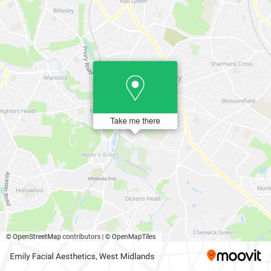 Emily Facial Aesthetics map