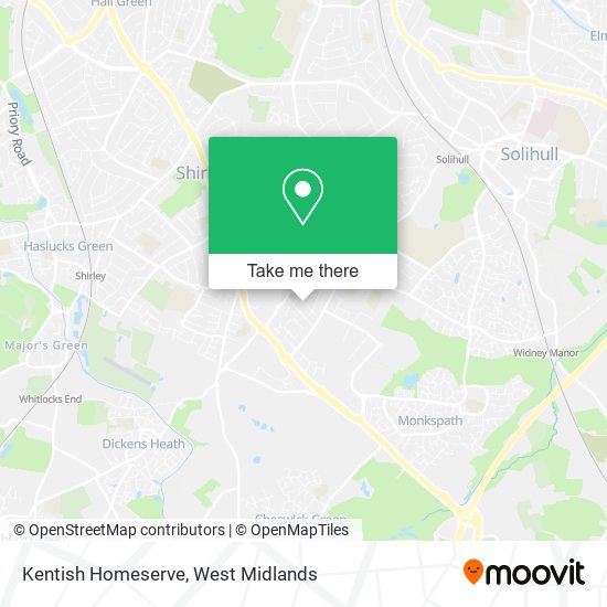 Kentish Homeserve map