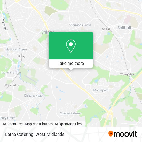Latha Catering map