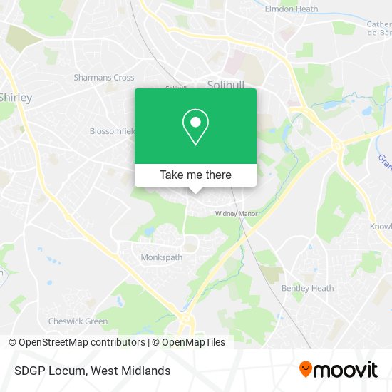 SDGP Locum map