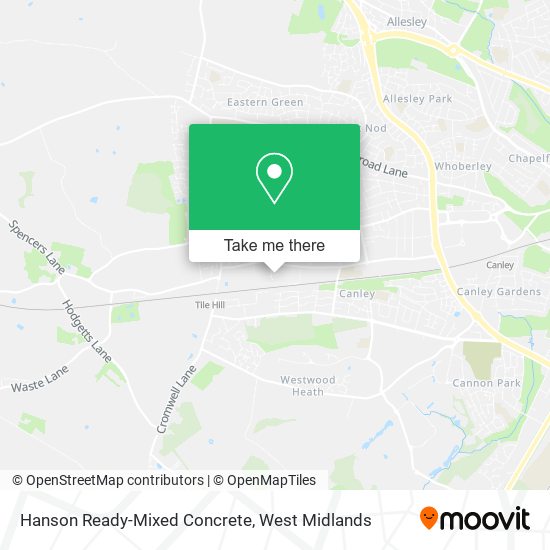Hanson Ready-Mixed Concrete map