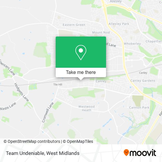 Team Undeniable map