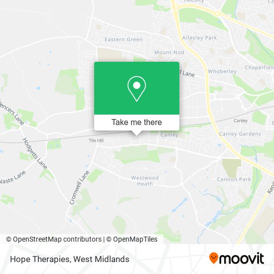 Hope Therapies map