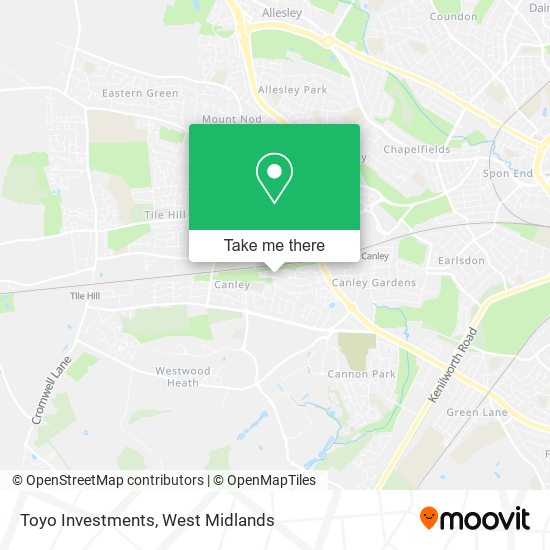 Toyo Investments map