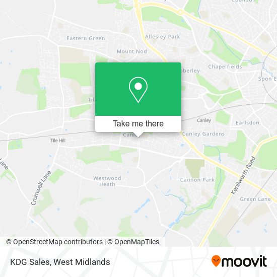 KDG Sales map