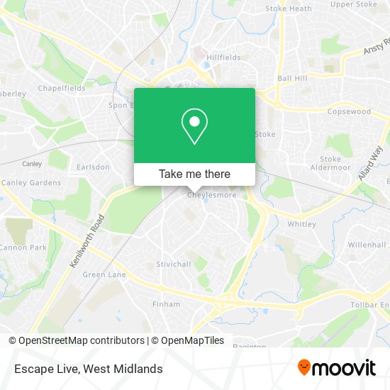 Escape Live map