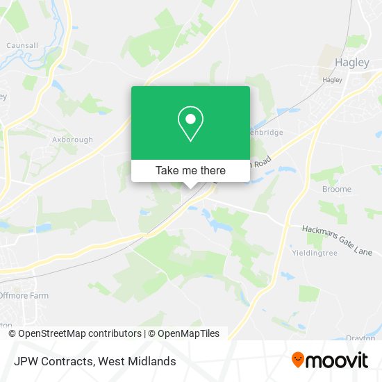 JPW Contracts map