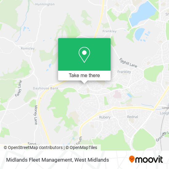 Midlands Fleet Management map